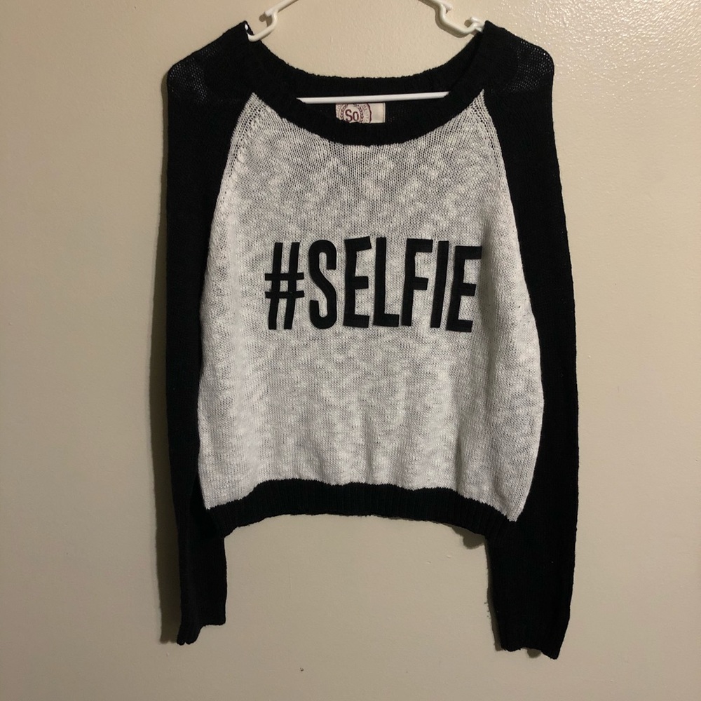 #SELFIE Knit Top
